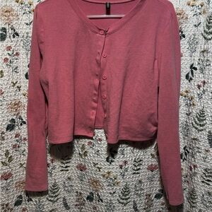 H&M Pink Button-Down Shirt